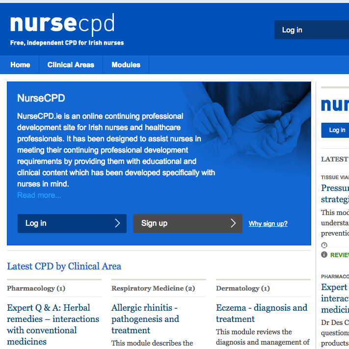 Nurse CPD website is now live